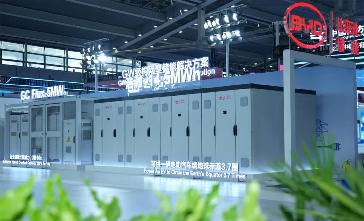 BYD Haohan 14.5 MWh grid-scale battery energy storage system